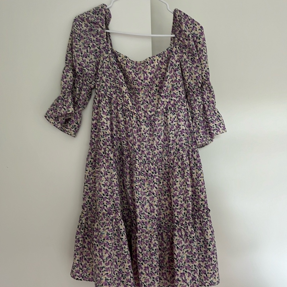 Beautiful purple floral dress